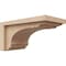 Ekena Millwork 5"W x 10"D x 5"H Wide Warren Rough Cedar Woodgrain TimberThane Corbel, Primed Tan CORUR05X10X05WARRCPR - alternate 1